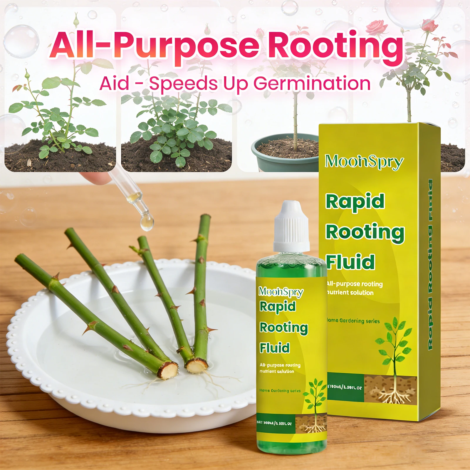 

Plant Rapid Rooting Fluid Improving Soil Conditions Promote Root Growth Enhance Resisting Stress Ability Plant Nutrient Solution