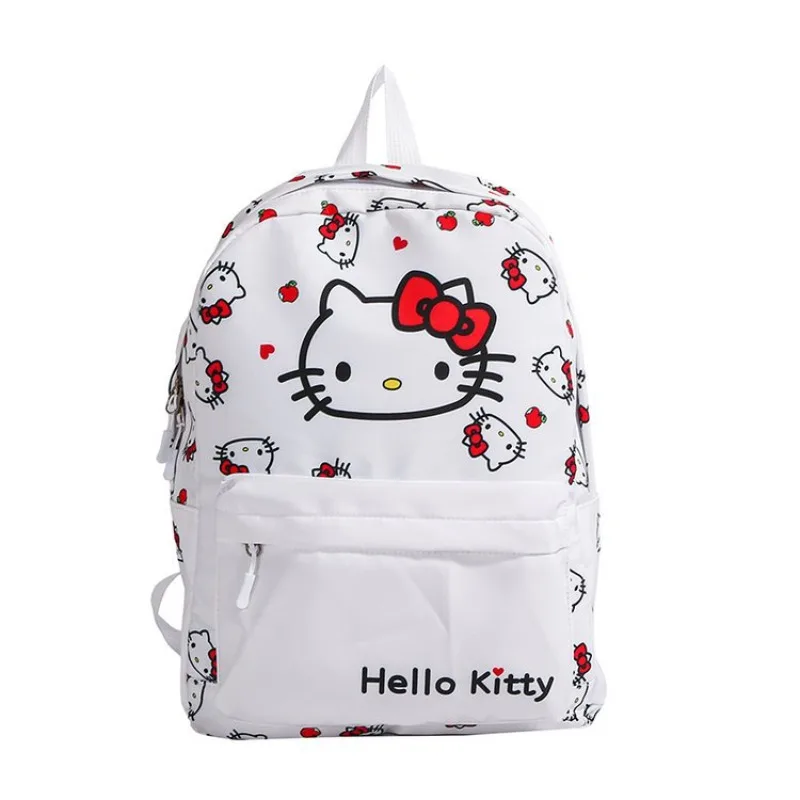 Sanrio Cute Backpack for Girl Student School Bag Hello Kitty Waterproof Portable Fashion Trend Luxury Designer Backpacks