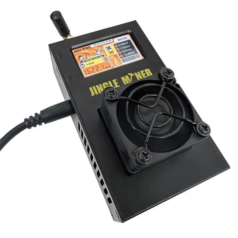 N34R-Sha256 5V DC Bitcoin Mining BTC Solo Miner 1.2TH/S 23W BM1370 ASIC Chip Crypto Mining Equipment UK Plug