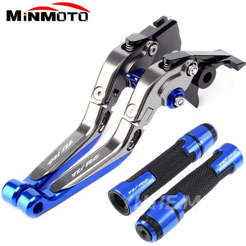 For YZF-R6 YZF R6 YZFR6 2005-2016 Motorcycle Brake Clutch Levers 7/8"22MM Handlebar Grips Handle Bar Grip Ends - view 2