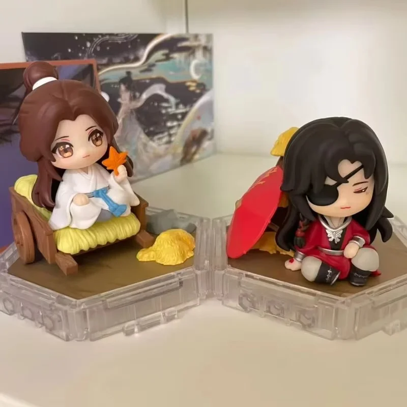 Mystery Box Heaven Official Four Season Blessing Blind Box Xie Lian Hua Cheng Action Figure Anime Figurine Doll Toy Decor Gifts