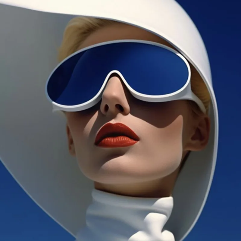 

Oversized Sunglasses for Women Big Large Oval Wide Frame Shades Retro Trendy Fashion Sun Glasses UV Protection