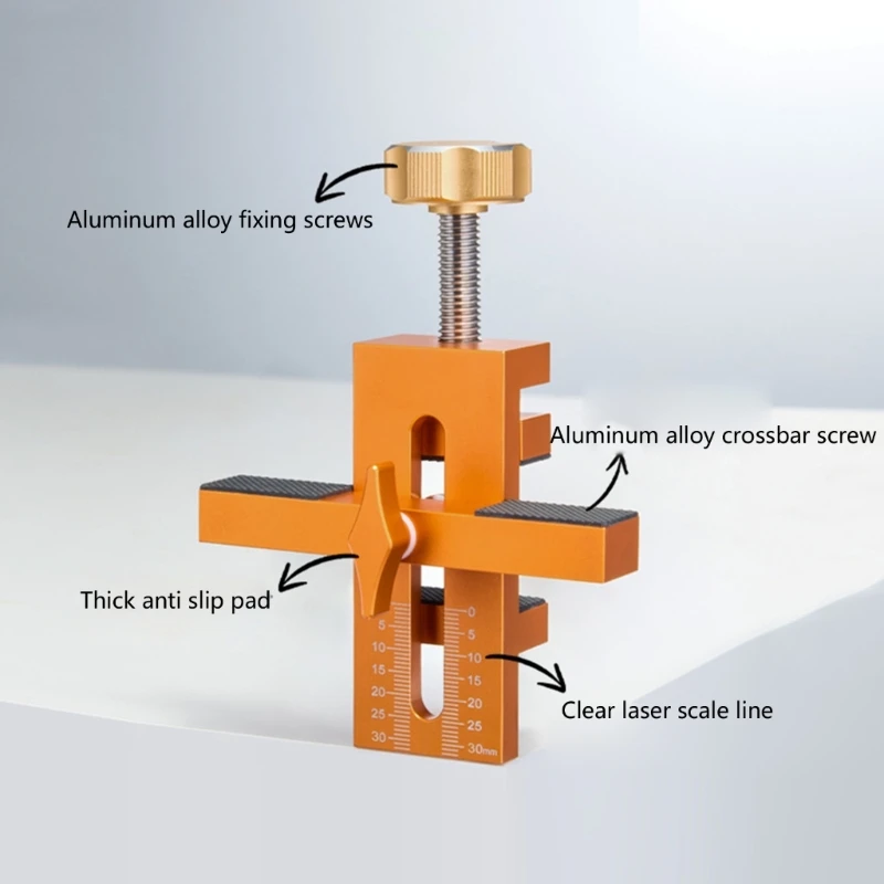 Posicionador instalación puerta gabinete, herramientas gabinete aluminio, plantillas, herramienta sujeción
