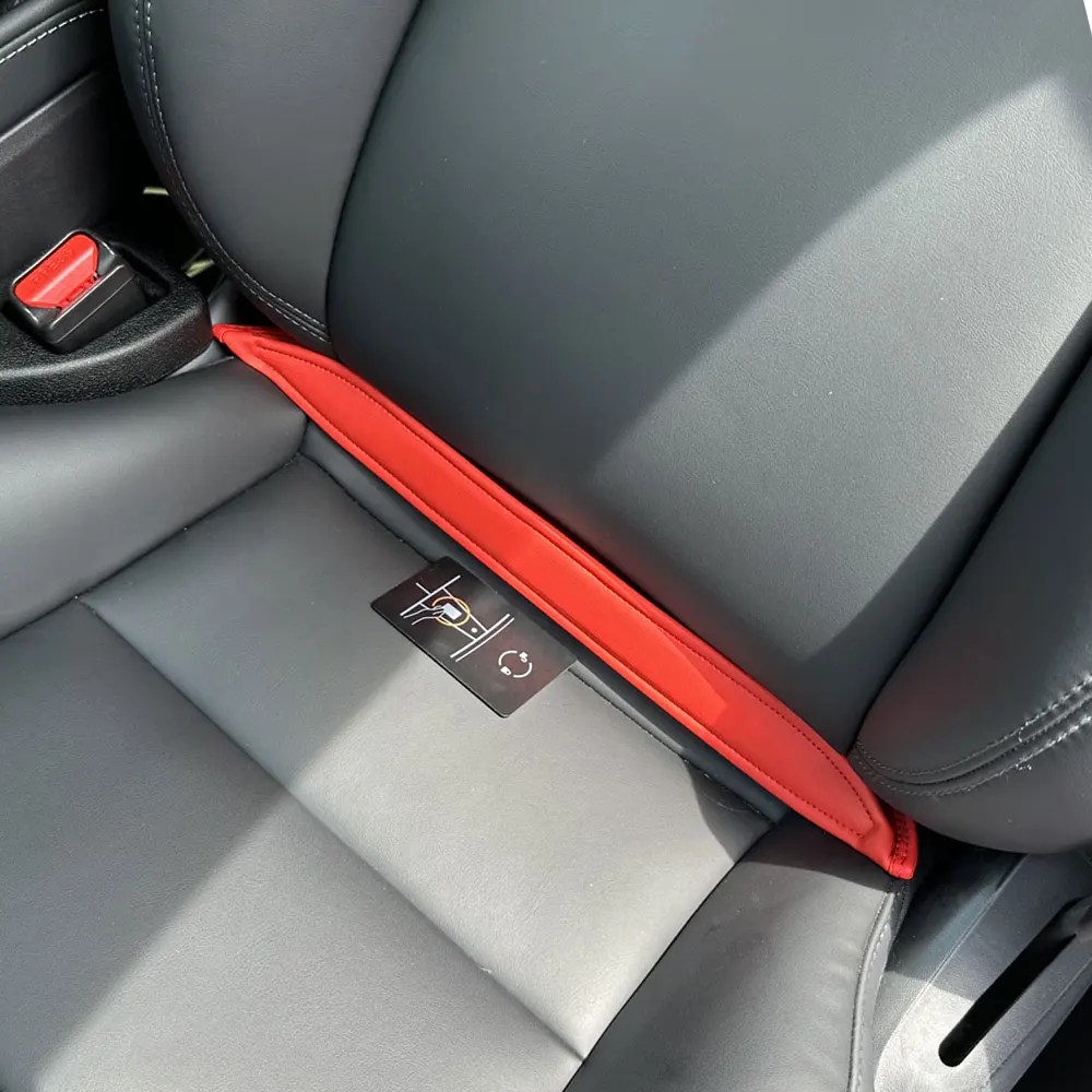 Universal Leather Car Seat Gap Filler Auto Gap Dustproof Protecter Vehichel Seat interior Accessories Block Items From Falling