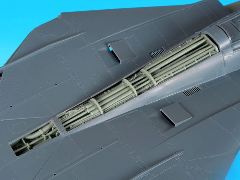 1/48 Scale Die-Cast Resin Aircraft Parts Model Assembled Kit F-14 D Accessories Model Big Set Unassembled and Unpainted