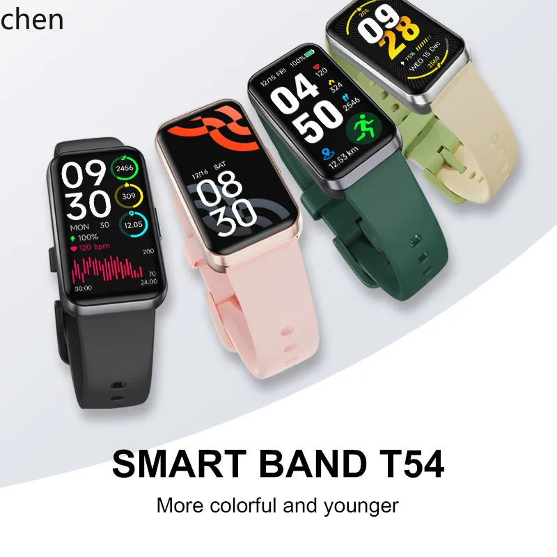 YFY Bluetooth Sports Smart Bracelet with Large Screen, Blood Pressure, Blood Oxygen, Heart Rate, and Sleep Monitoring