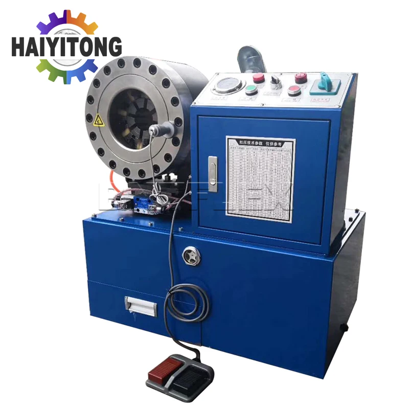 

Hydraulic hose crimping machines