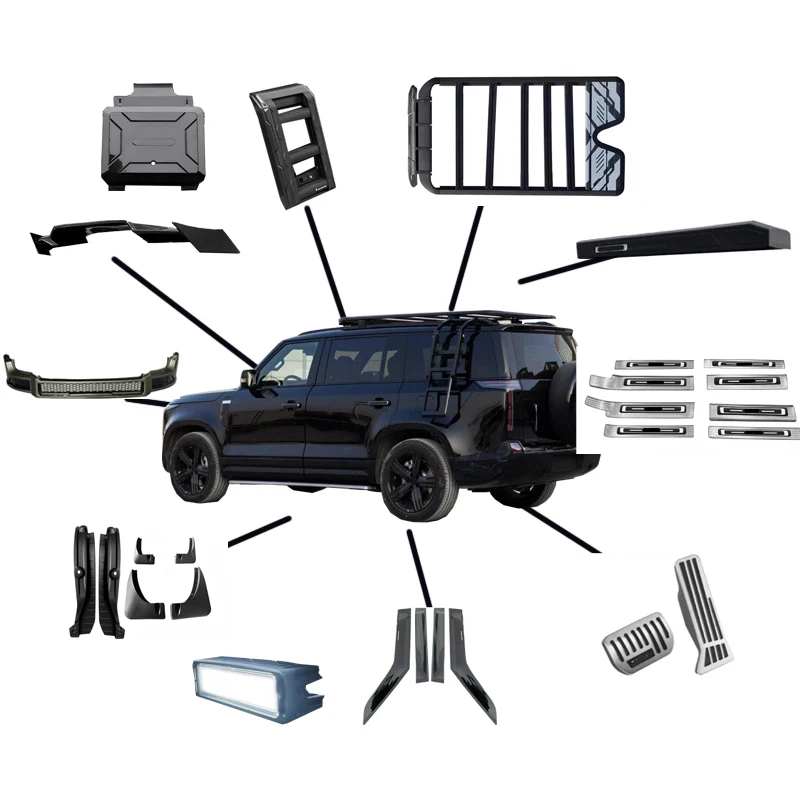 

Outdoor Off-Road Body Parts Rox 01, Roof Rack Grille Side Bag Car Accessories