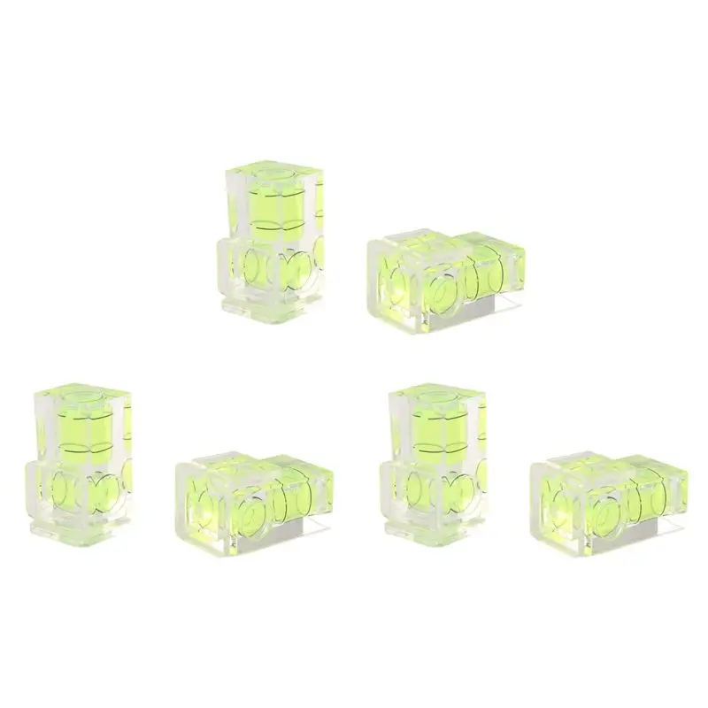 RABIT AS59~ 6 PCS Hot Shoe Bubble Level Camera Two Axis Spirit Level For Digital And Film Camera
