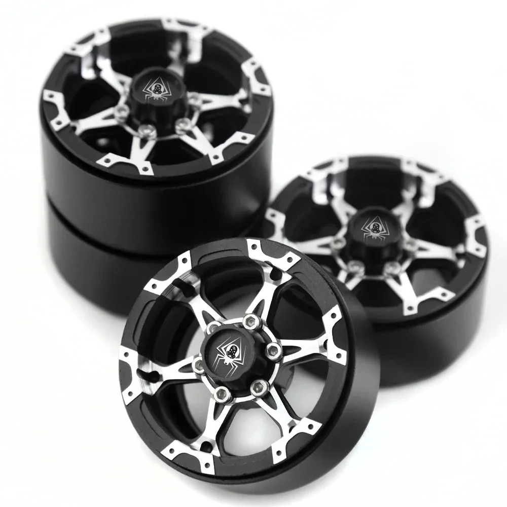 

1.9 Beadlock Wheels Aluminum 4pcs Width 26mm for Axial SCX10 UTB10 TRX4 TRX6 Redcat Gen7 Gen8 VS4-10 1/10 RC Crawler Car Upgrade