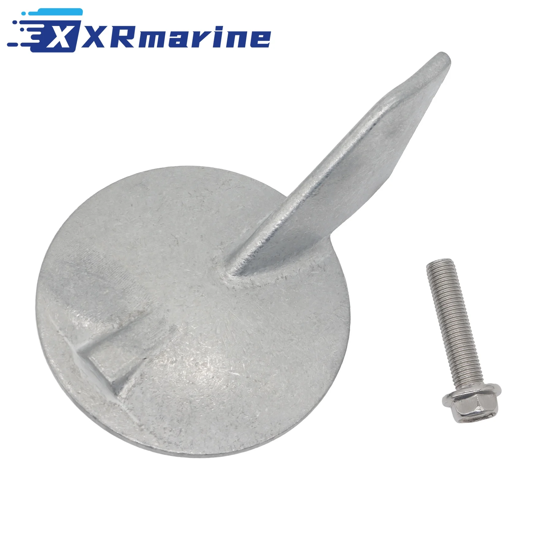 Trim Tab Skeg Zinc Anode With Screw 6J9-45371-00 for Yamaha 115HP 150HP 175HP 200HP Outboards Engine 6J9-45371-01 6K1-45371-02