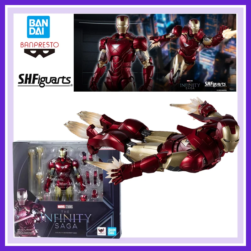 

Genuine Brand New and Unopened Bandai Banpresto The Infinity Saga S.h.figuarts Iron Man Anime Action Figures Model Collect Toy