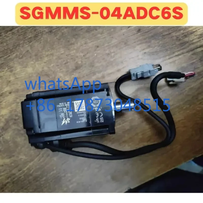 

Used Servo Motor SGMMS-04ADC6S SGMMS 04ADC6S Normal Function Tested OK