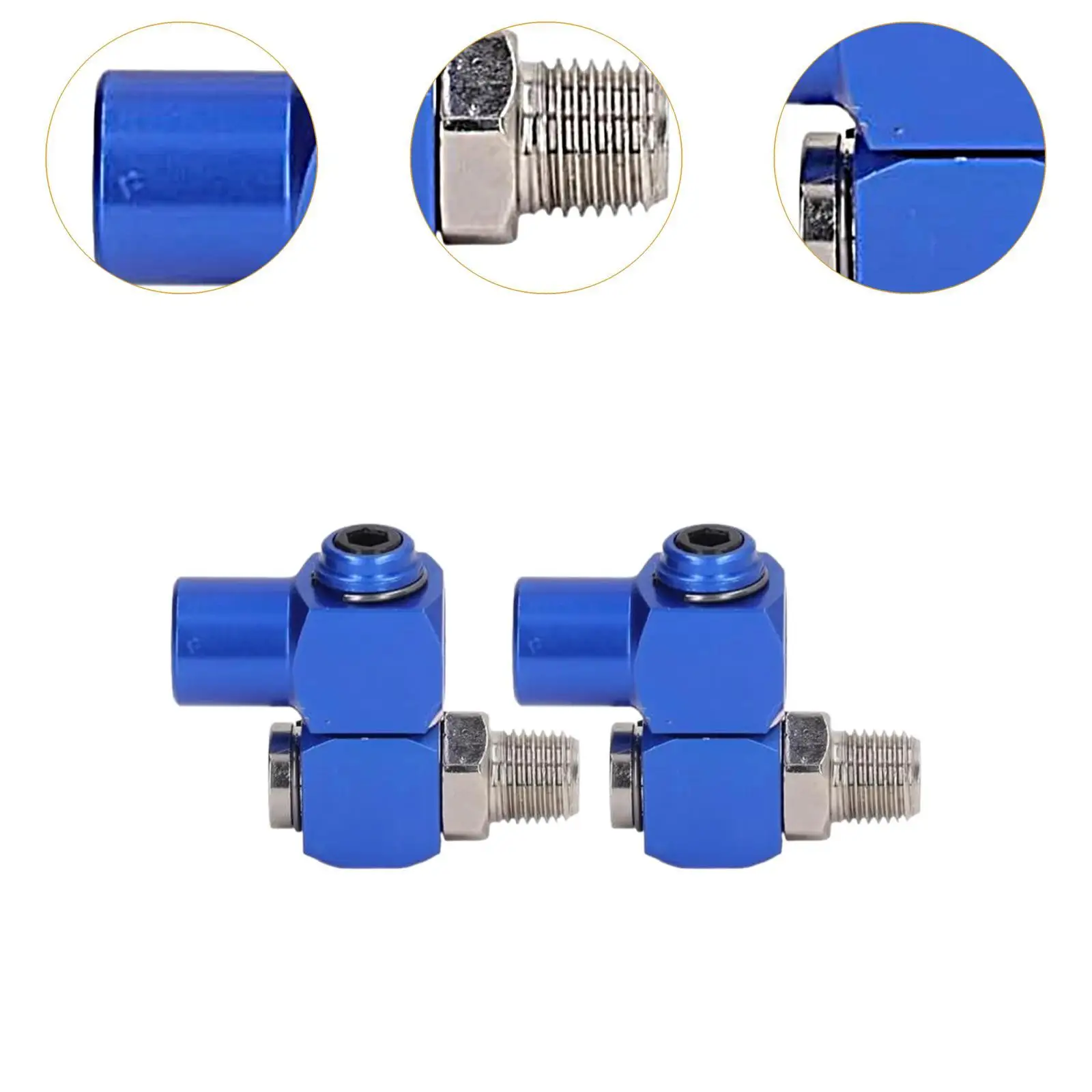 Pneumatic Fitting Compressor Parts Quick Connector Portable Air Line Fittings Easy to Use No Leakage Solid Replaces 1/4in NPT