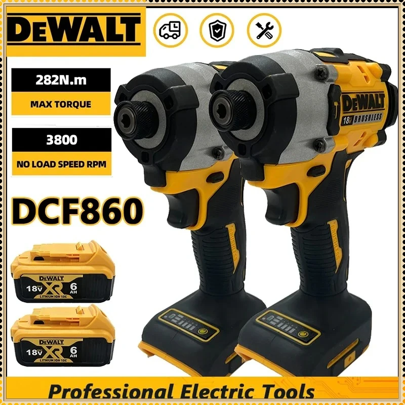 

Аккумуляторная компактная дрель-шуруповерт Dewalt DCF860, бесщеточная, электрическая, перезаряжаемая, обновленная версия