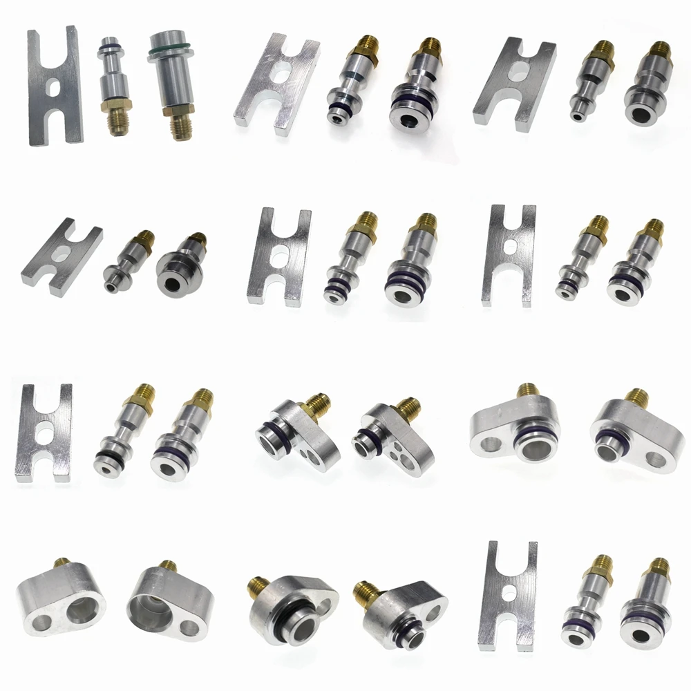 Car Air Conditioner Leak Test Plug Stopper Refrigeration Hose Connector Auto A/CPipe Leak Detection Maintainance Tools