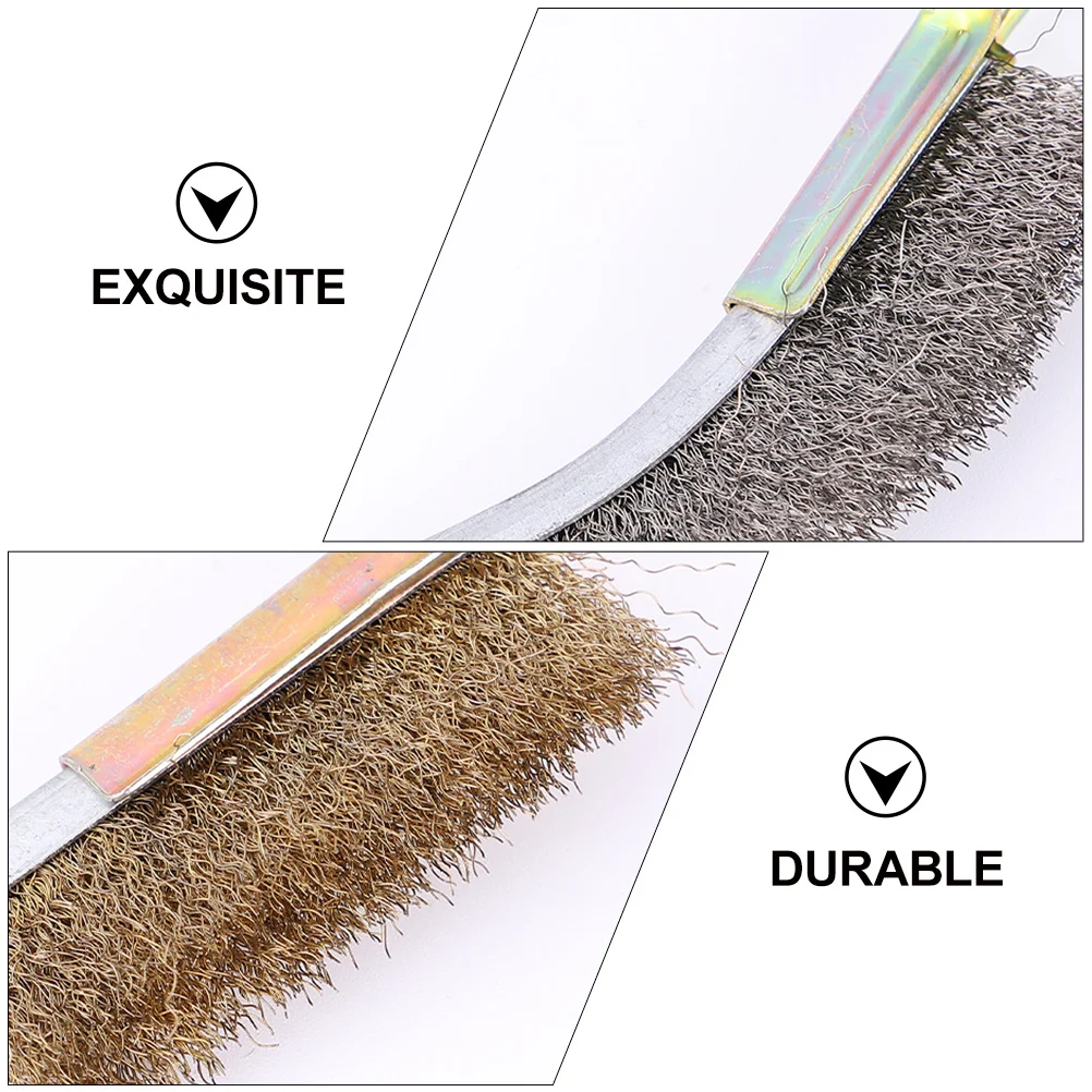 

8Pcs Heavy Duty Stainless Steel Cleaning Brushes for Home and Car Use Tough Hair for Blind Angles Gaps Decontaminating
