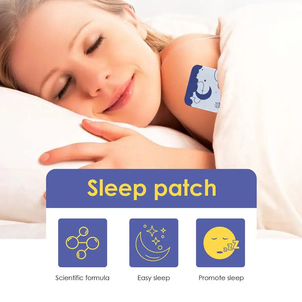 Sleep Aid Patch Headache Sickness Dizziness Treatment Anti Stress Help Sleeping Brain Relax Nerve Soothing Sticker 28Pcs