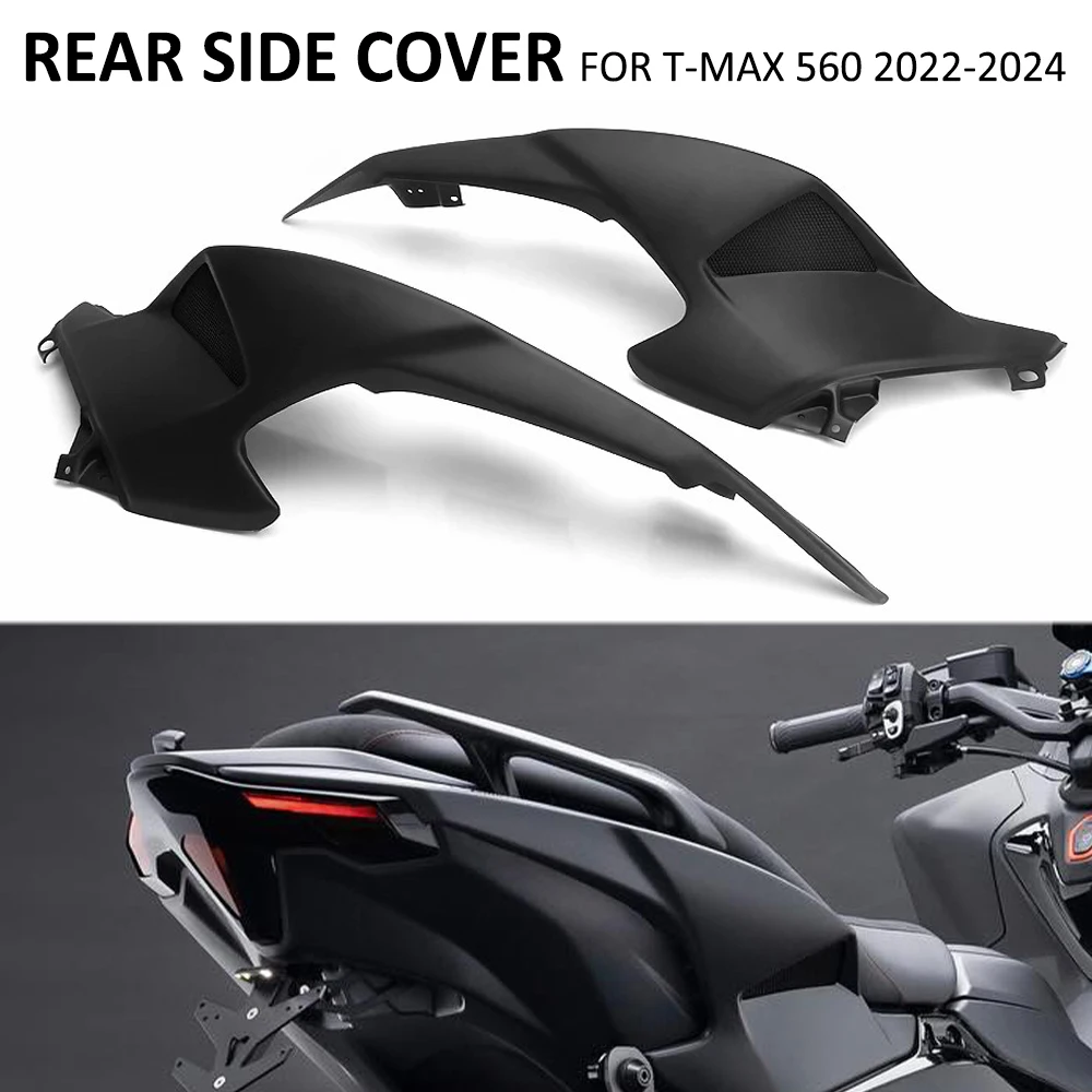 Motorcycle Rear Armrest Fairing Side Upper Tail Seat Cover Cowl For Yamaha Tmax 560 Tmax560 T-max 560 T-max560 2022 2023 2024