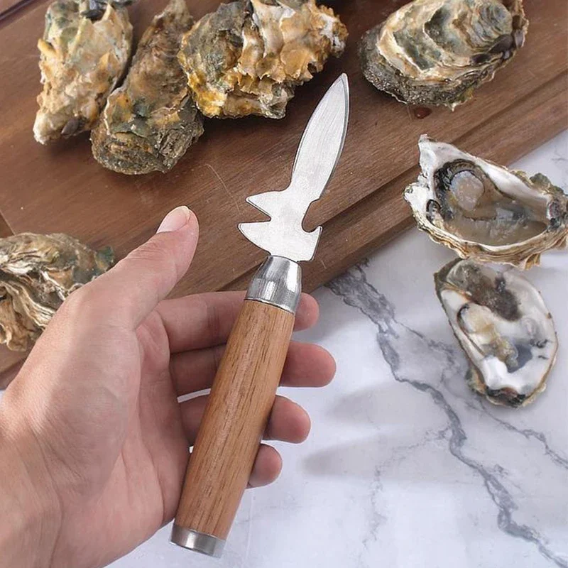 Stainless steel oyster knife Oyster knife Professional oyster knife tool Scallop knife for everyday kitchen use