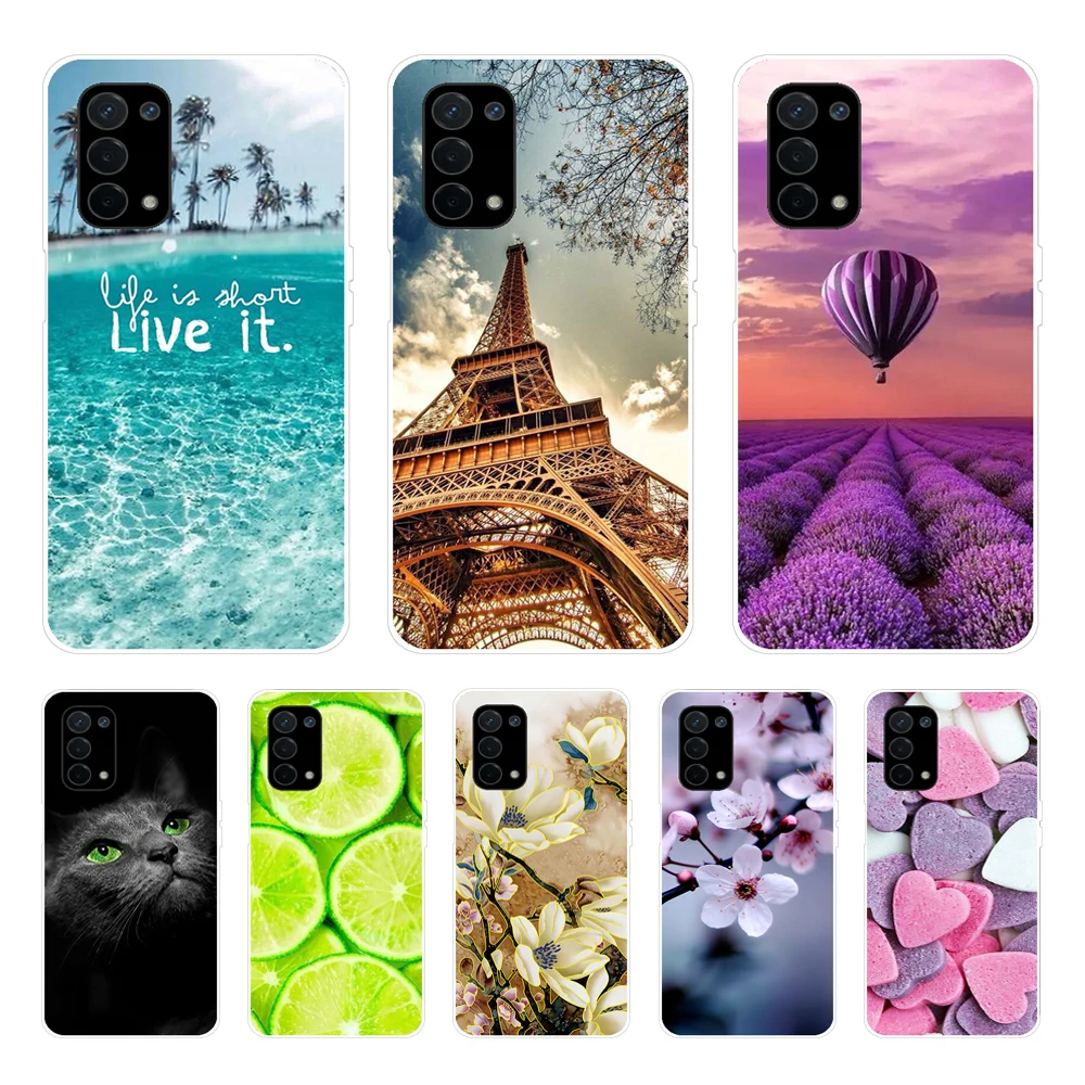 Shockproof Soft Silicone Case For Oppo A94 5G Case Phone Cover for OPPOA94 A 94 Back Cover for OPPO A74 5G / A54 5G Case Bumper