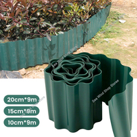 1PC 9M Garden Fence Garden Grass Lawn Edge Border Fence Ground Fence Combined with Pastoral Gardening Lawn Fence Landscapes Deco