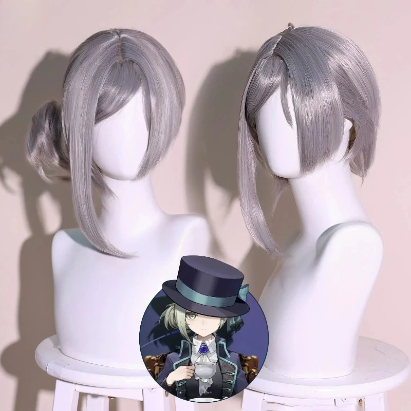 카츠라기(나틀란) 원신 임팩트 코스프레 가발 - 베이수이 트레이딩 내열성 고온 섬유 가발 코스프레용