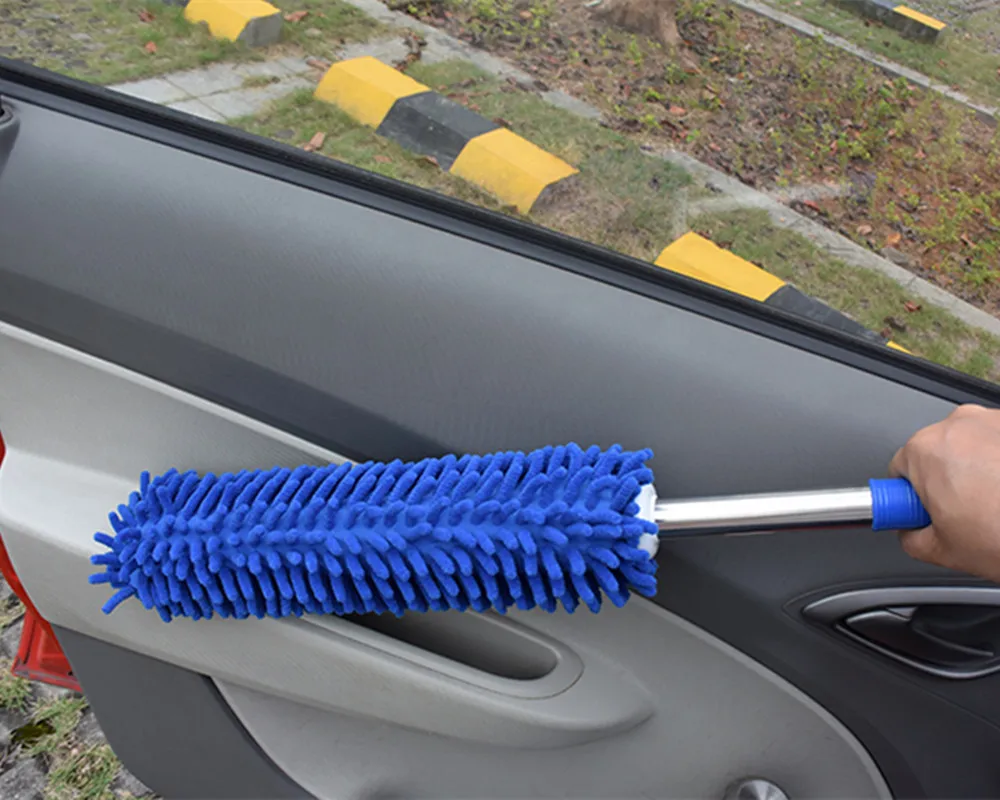 Car Cleaning Supplies Microfiber Car Cleaning Duster Wash Wax Brush High Quality Car Washing Clean Brush