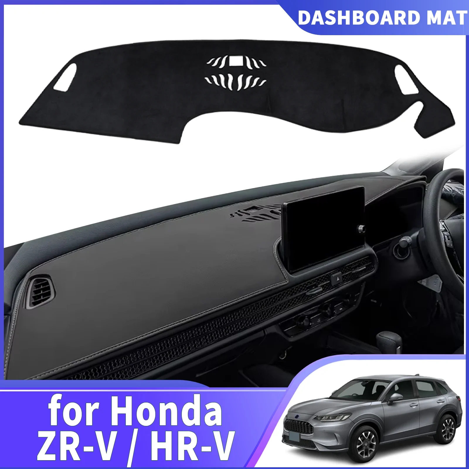 For Honda ZRV ZR-V 2022-2024 HR-V ( US.Version) HRV DashMat Sunshade Dashmat Dashboard Cover Pad Protective Carpet Accessories