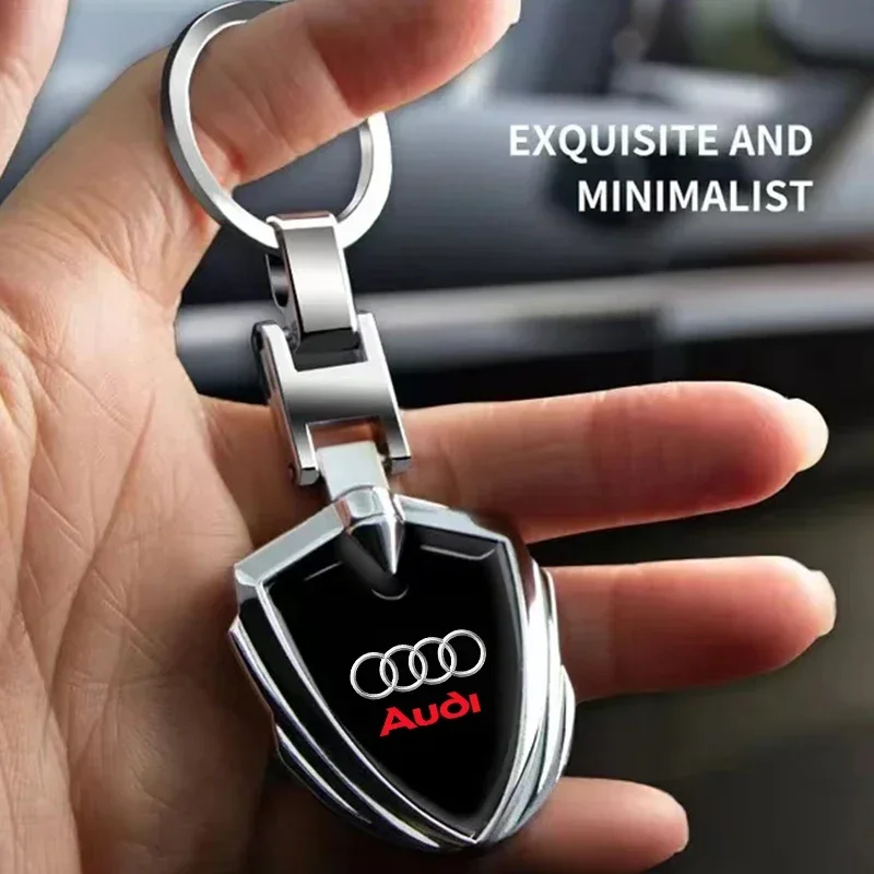 

3D Metal Car Styling Keychain Key Chain Key Rings Pendant For Audi A7 A8 A3 A4 A5 A6 TT Q3 Q5 Q7 A1 B5 B6 B7 B8 B9 8P C6 C5 C7