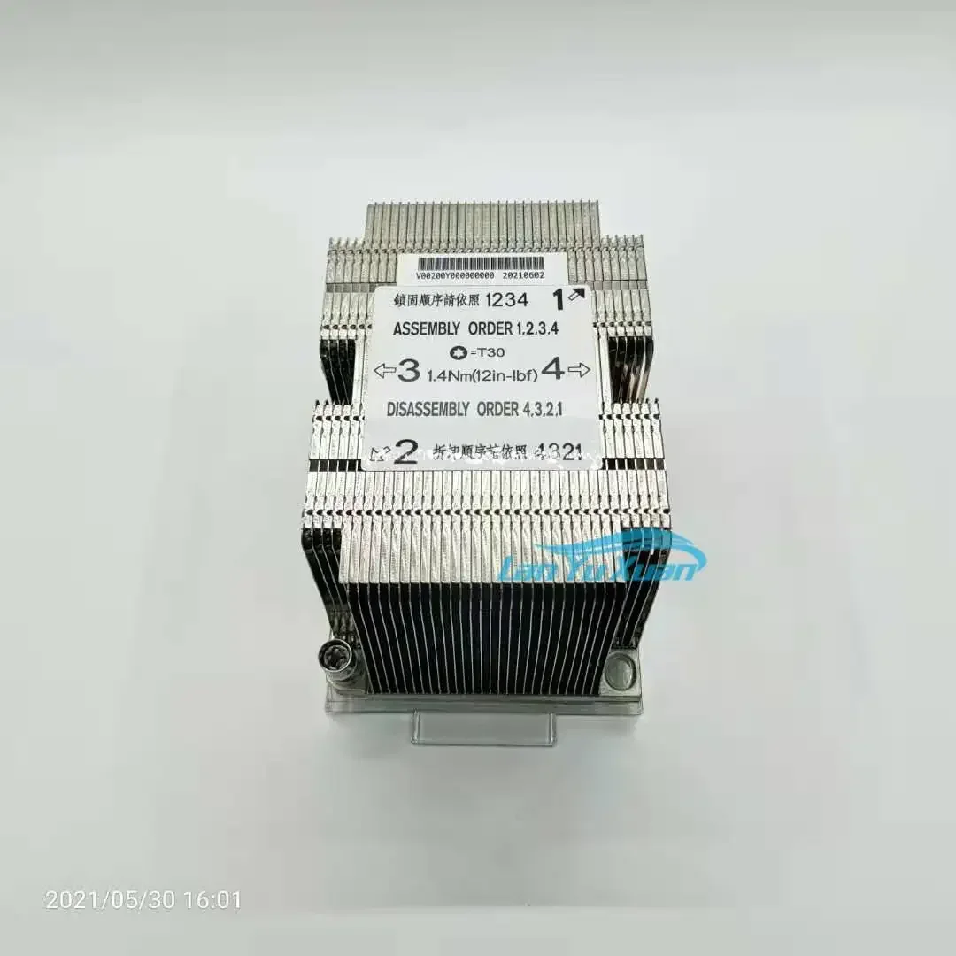 Inspur NF5270M5 NF5270M6 2u 서버용 Hongyi 180W LGA3647 2U 패시브 Cpu 쿨러 LGA 3647 CPU 방열판 프로세서