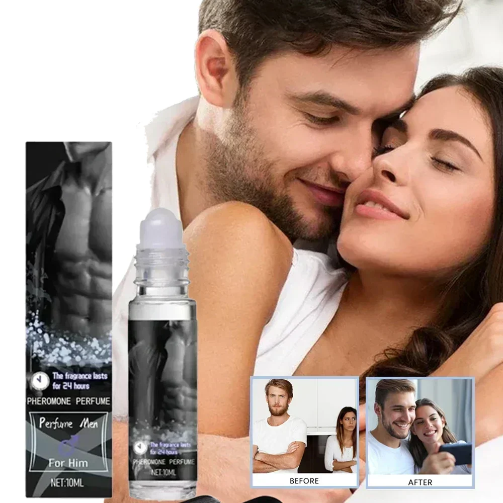 Pheromone Perfume Oil for Men Women Long-lasting Natural Refreshing Body Perfume Fragrance Pheromone Essential Oil