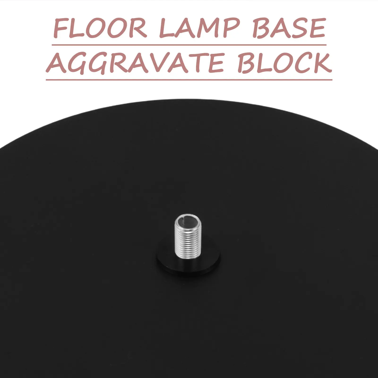 Lamp Base Weight Heavy Metal Weighted Floor Lamp Base Counterweight Stable Support Replacement for Table and Floor Lamps