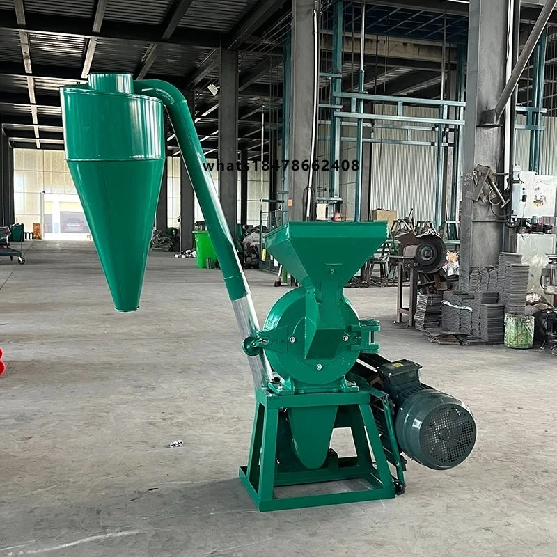 

Multi-function Grinder Machine Electric Pulverizer Flour Mill with Cyclone Dust Collector Corn Grinder Grinding Milling