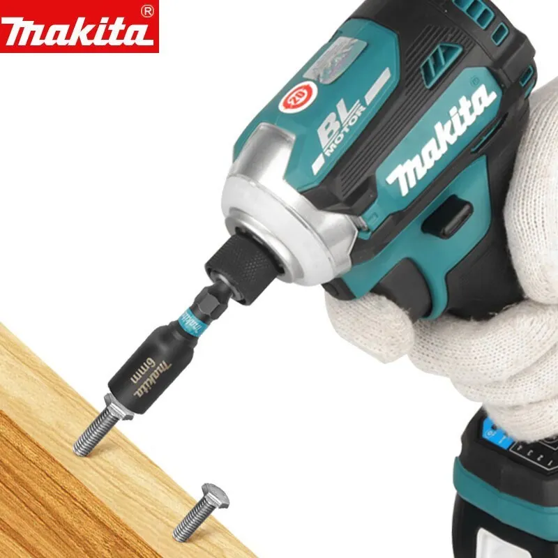 Makita E-18035 Electric Screwdriver Hexagonal Handle Magnetic Sleeve 6PCS Set 1/4” Impact Resistant Sleeve 6/7/8/10/12/13mm