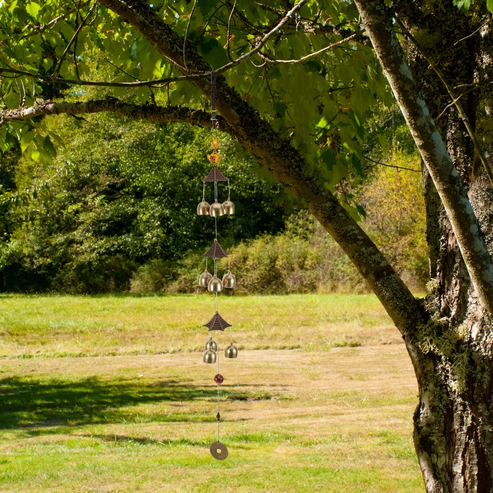 

Vintage Wind Chime Retro Style Large 60cm Outdoor Garden Decoration Home Hanging Decoration Classic Metal Wind Chimes