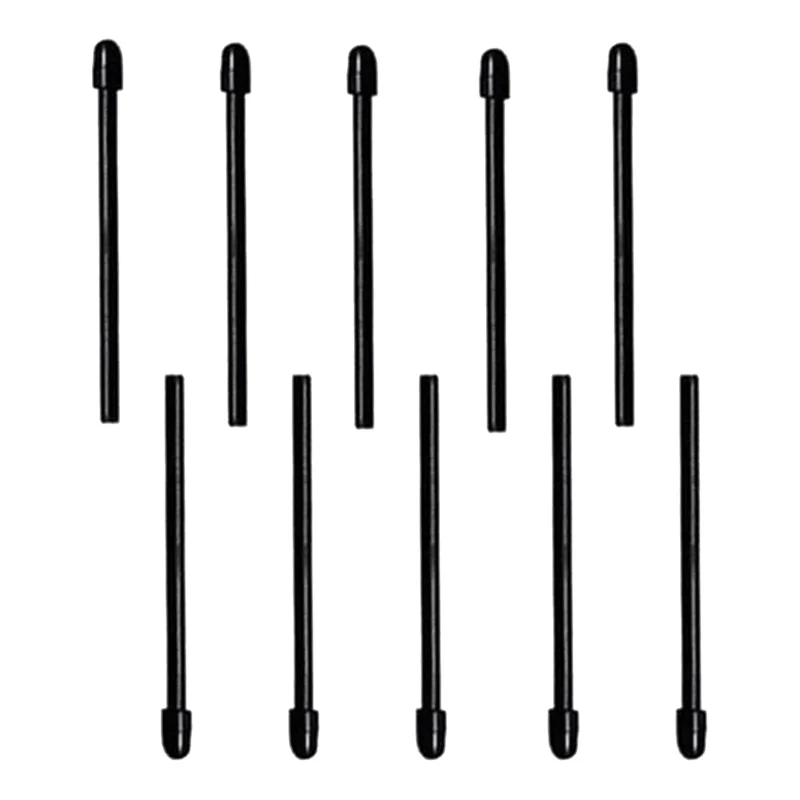 Lot de 10 pointes de remplacement pour 2 stylets marqueurs, souples, noires