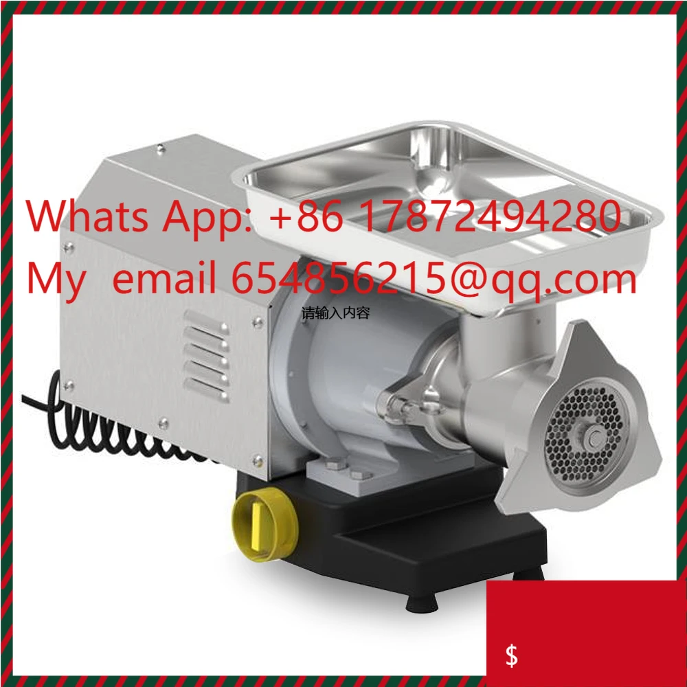 2.2KW High-Power Stainless Steel Meat Grinder Customizable Blades Easy Clean for Farm Industries New Condition Motor