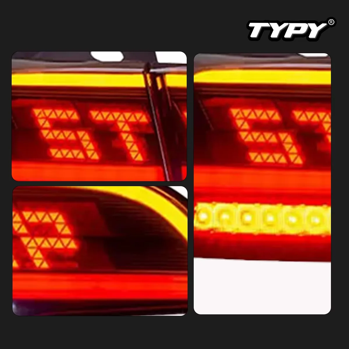 TYPY Car Lights for Tesla Model 3 /Y Taillight LED Projetor Tail Lamp Daytime Running Light Automotive Accessories 2019-2022