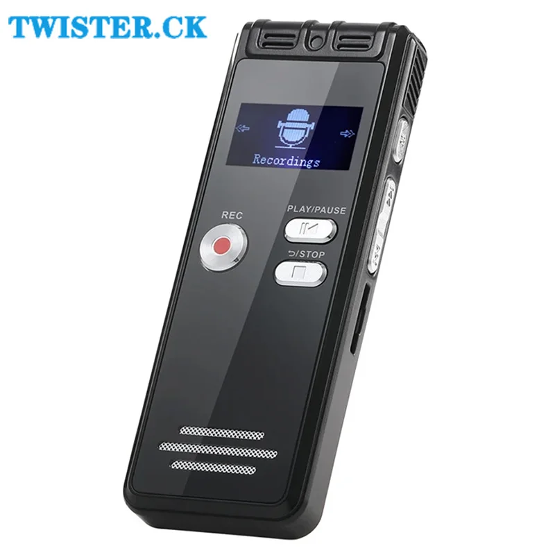 

Digital Voice Recorder Small Voice Activated Recording Device MP3 Player With 20Hrs Battery Time Recorder For Lectures Meetings