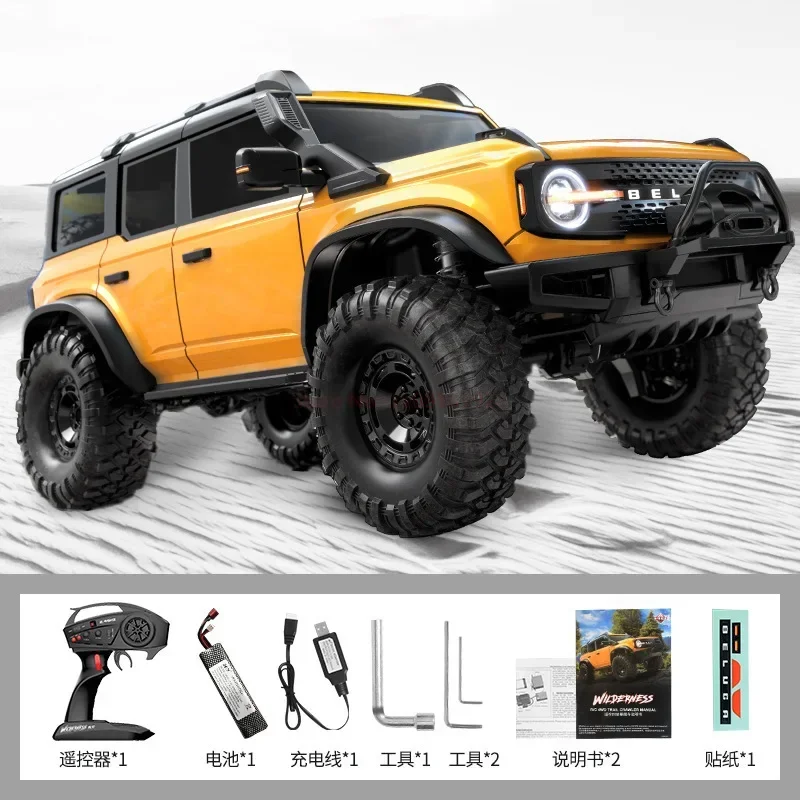 Rc Car Huangbo R1001 1/10  Full Scale 2.4g Simulation Climbing Off-Road Vehicle Model Adult Boys Remote Control Toys Xmas Gift