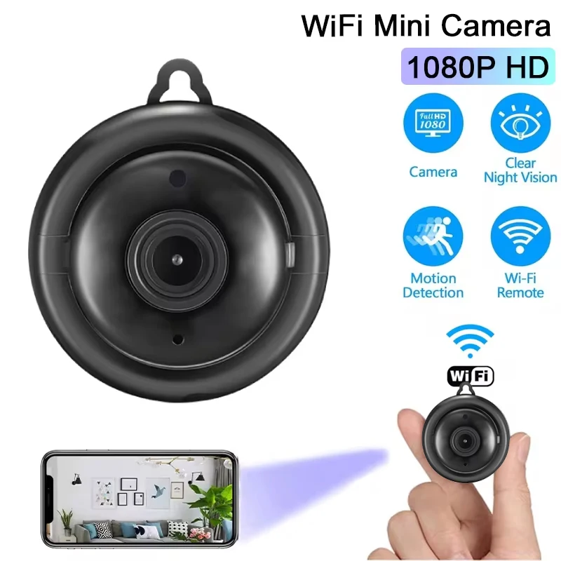 

WiFi Mini Camera 1080P HD Hook Cam Wireless Monitoring Security Protection Monitor Video Surveillance Camcorders Smart Home