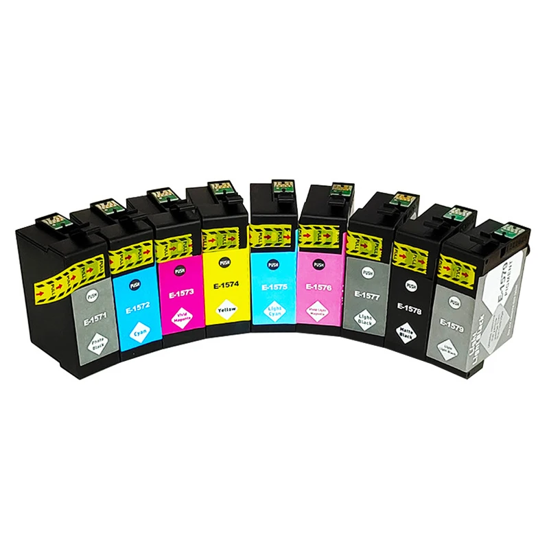 

Совместимый картридж 157 T157 для принтера Epson T1571 T1572-T1579 Stylus R3000,