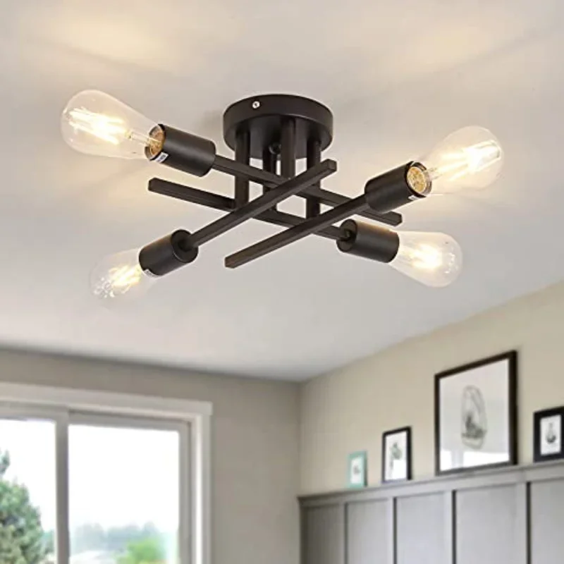 

XCLuuHY Ceiling Lamps Rural Retro Industrial Chandeliers Farmhouse Lighting Kitchen Bedroom Living Room Corridor Bar