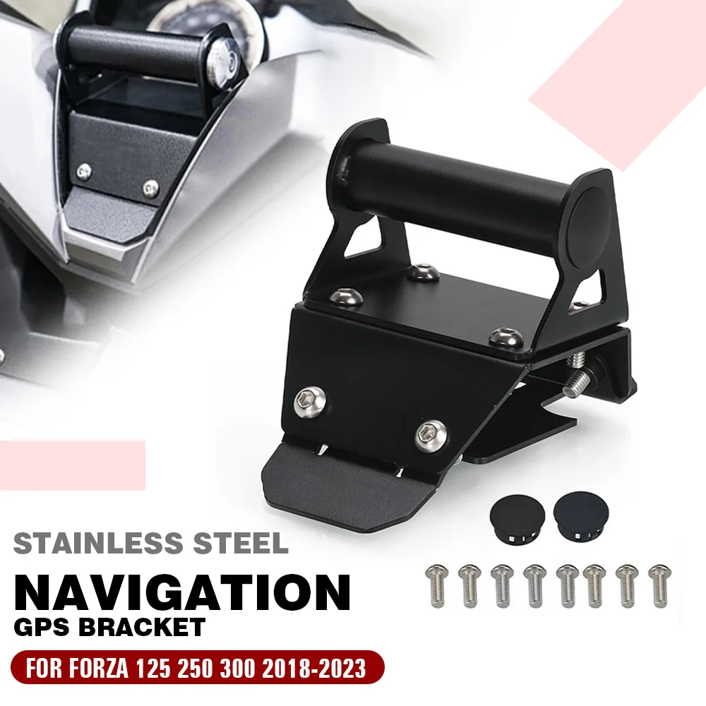 

For Honda Forza 125 250 300 2018 2019 2020 2021-2023 GPS Navigation Mobile Phone Bracket Mount Adapter Stand Holder Motorcycle