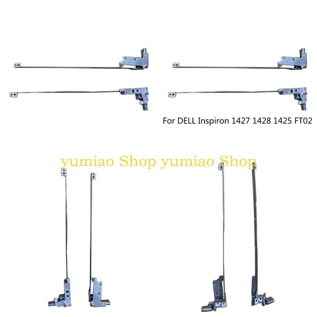 

587B 2pcs/set Laptop LCD Bracket Hinges Suitable for Inspiron 1427 1428 Replacement Screen Hinge R & L Repair Spare Part