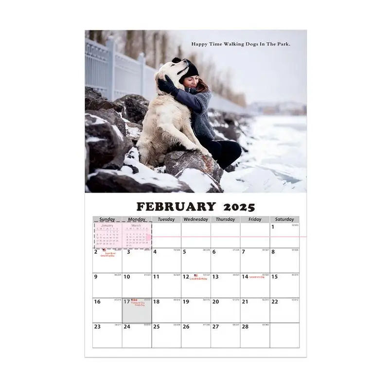 2025 Dog Calendar Funny Dog 2025 Calendar 11x8 Inch Cute Dog Wall Calendar Family Creative Calendar For Kids Teenagers Dog