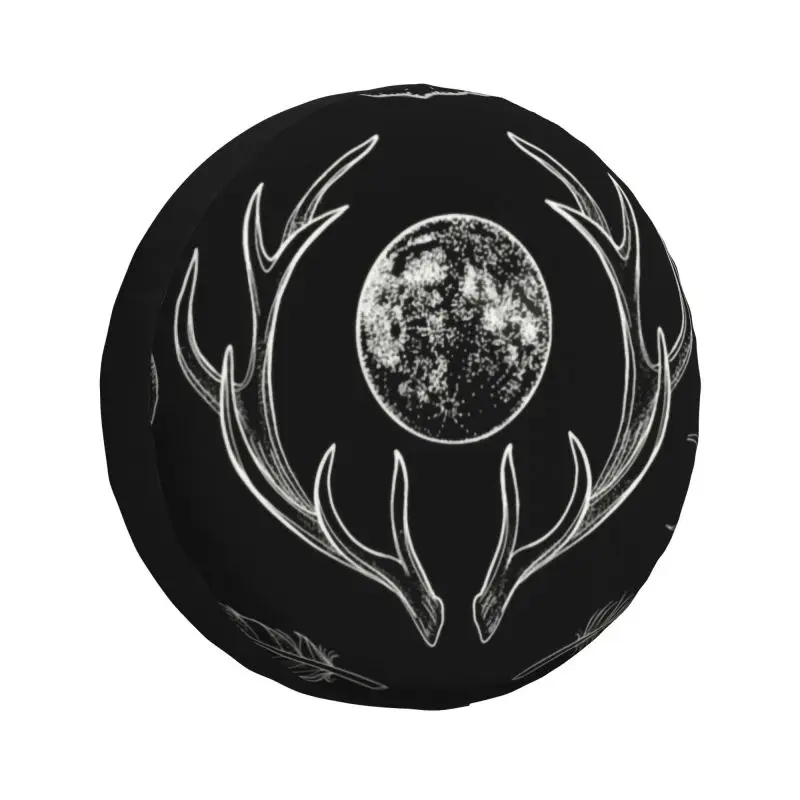 Triple Moon Goddess Spare Wheel Cover for Jeep Honda 4x4 Trailer Custom Wiccan Pagan Tire Protector 14