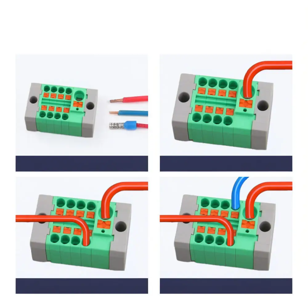 For Leteng Rapid Wire Connector Push In Terminal Block Electrical Distribution Junction Box For Industrial Wiring Needs