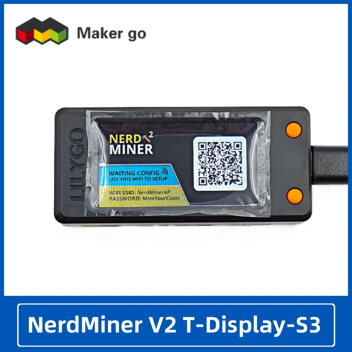 Nerdminer LCD Display T-Display-S3 With Shell BTC Bitcoin Nerd Miner v2.0 Crypto Solo Lottery